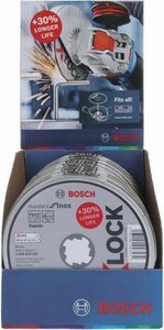 Tarcza tnąca X-LOCK prosta Standard for Inox WA 60 T BF, 125 x 1 mm, 10 szt Tarcza tnąca prosta Bosch Accessories  2608619267 125 mm 10 szt.