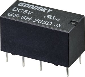 Przekaźnik drukowany GoodSky GS-SH-205D 2347593, monostabilny, 1 cewka, 24 V/DC, 2 A, 1 szt.