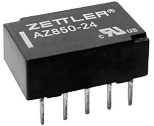 Przekaźnik drukowany Zettler Electronics AZ850P2-12, bistabilny, 2 cewki, 220 V/DC, 250 V/AC, 1 A, 1 szt.