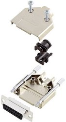 Zestaw listew żeńskich D-Sub Amphenol L17DTPK-M-25+L77SDB25S, rzędy: 2, styki: 25, 180 °, 1 szt.