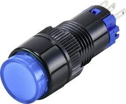 Przełącznik wciskany TRU COMPONENTS LAS2Y-11Z/B TC-9428056, 12 mm, 250 V, 3 A, 1 szt.