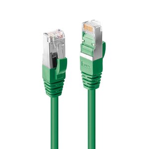 Kabel LAN LINDY 45957, 1 szt., RJ45, CAT 6, S/FTP, 15.00 m, zielony