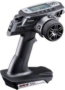 Aparatura pistoletowa SANWA MX-6 Dry SAN-101A32571A, 2,4 GHz, Ilość kanałów: 3
