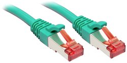 Kabel LAN LINDY 47756, 1 szt., RJ45, CAT 6, S/FTP, 30.00 m, zielony