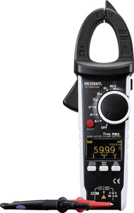 Miernik cęgowy VOLTCRAFT VC-590 OLED, CAT III 600 V, CAT II 1000 V, 0.001 - 1000 V, 0.01 - 600 A