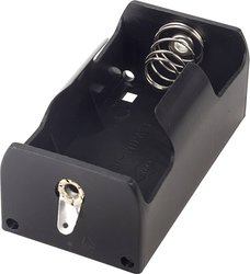 Komora baterii TRU COMPONENTS BH-111-1D 1 x D (R20), Połączenie lutowane