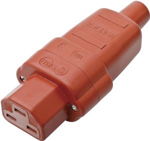 Złącze męskie IEC Kalthoff 444 444001, styki: 2 + PE, 250 V, 16 A, 1 szt.