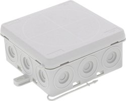 Skrzynka przyłączeniowa Wiska KA 012/5 LG, IP55, (D x S x W) 86 x 86 x 41 mm, szaro-biały (ral 7035), 1 szt.