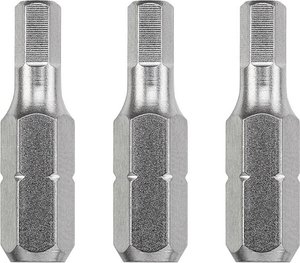 Bity STALOWE PRZEMYSŁOWE, 25mm, 2,5mm Bit krzyżakowy kwb 121402    3 szt.