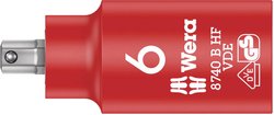 8740 B VDE HF Zyklop Bitnut, z napędem 3/8 '', z funkcją przytrzymywania dla śrub z gniazdem sześciokątnym Nasadka trzpieniowa 6 mm Wera 05004902001 1 szt.
