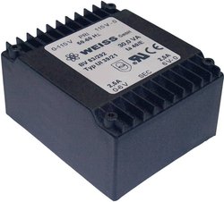 Transformator niskoprofilowy Weiss Elektrotechnik 30VA 2X6V/2500mA