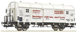 Wagon płaski Roco 6600039 Wagon do przewozu ryb H0 DRG