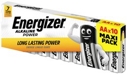 Baterie AA Energizer Power LR06 E300172906, 1.5 V, alkaliczno-manganowe, 10 szt.