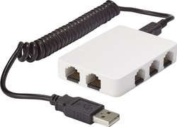 Switch Ethernet superslim, 5 portów, z zasilaniem USB Renkforce  Switch sieciowy  5 Portów 100 MBit/s