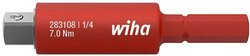Adapter Wiha slimVario® electric do klucza nasadowego 1/4'' (43139) 6 mm Adapter do nasadek Wiha 43139 1 szt.