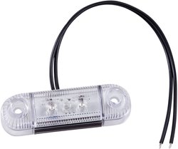 Lampa samochodowa, obrysowa LED SecoRut 61284, 12/24 V, czerwona