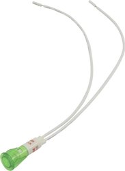 Standardowa lampa sygnałowa z żarówką TRU COMPONENTS 1524030 10.50 mm 230 - 230 V zielony 1 szt.