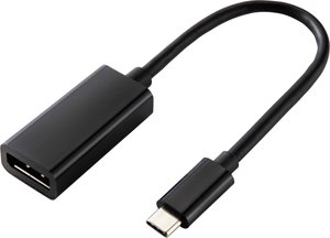 Adapter Renkforce USB-C ™ [1x wtyczka USB-C ™ - 1x gniazdo DisplayPort] np. do Surface i innych adapter USB-C, DisplayPort Renkforce RF-4613070 RF-4613070, DisplayPort 1.2, 0.14 m