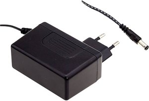 Zasilacz wtyczkowy, stałonapięciowy Mean Well GSM60E24-P1J 2.5 A 60 W