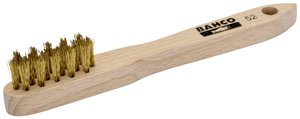 Szczotka do świec zapłonowych, drewniana rączka, włosie z drutu mosiężnego Szczotka do świec zapłonowych Bahco 52 52 150 mm 1 szt.