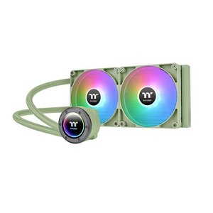 Chłodnica cieczowa procesora TH280 V2 ARGB Sync Matcha Green Edition, wszystko w jednym Chłodzenie wodne PC Thermaltake TH280 V2 ARGB Sync