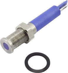 Lampka sygnalizacyjna LED TRU COMPONENTS TC-92106c11 1605942, 60 mcd, 12 V DC/AC, 6 mm
