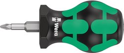 Wkrętak krzyżowy Wera 355 PZ Stubby PZ 1 Długość końcówki: 25 mm