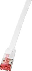 Kabel LAN LogiLink CF2051S, 1 szt., RJ45, CAT 6, U/FTP, 2.00 m, biały