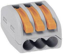 Złącze zaciskowe WAGO 222-413-50, PIN: 3, 400 V/AC, 32 A, 50 szt.