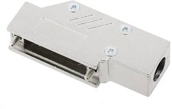 Obudowa złącza D-SUB TRU COMPONENTS TCDCMR15ULP TCDCMR15ULP, odlew cynkowy, 90 °, 1 szt.