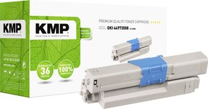 KMP Toner Zamiennik OKI 44973508 Czarny 7000 strony Toner KMP O-T49BX 1333,3000, 1 szt.