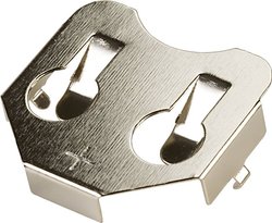 Klips baterii TRU COMPONENTS BC2002, CR 2016, CR 2020, CR 2025, CR 2032, Terminal sprężynowy