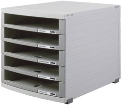 Szafka z szufladami HAN 1505-0-19 szary błyszczący DIN A4, DIN B4, DIN C4 Ilość szuflad: 5