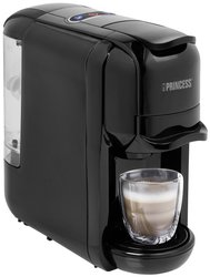 Princess 249452 Ekspres do kawy na kapsułki czarny Kompatybilne z E.S.E., One Touch