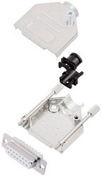 Zestaw listew żeńskich D-Sub encitech DTZK15-DBS-W-K 6355-8002-12, rzędy: 2, styki: 15, 180 °, 1 szt.