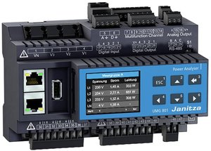 Modułowy, rozszerzalny analizator sieci  Janitza UMG 801 Basisgerät 8TE