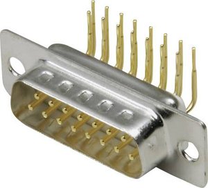 Listwa męska D-Sub TRU COMPONENTS 1579060, styki: 25, 1 szt.