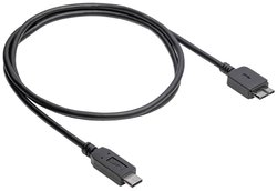 Kabel USB Akyga, Złącze męskie USB Micro-B 3.0, Złącze męskie USB-C®, 1.00 m
