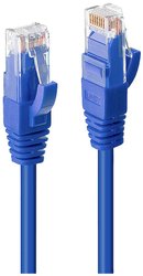Kabel sieciowy Lindy Cat.6 UTP Premium 0,3 m niebieski 0,3 m Kabel LAN LINDY 45470, 1 szt., RJ45, 0.30 m, niebieski