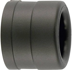 Osłona końcowa wężowa HellermannTyton PAEC21, O 21 mm, czarna