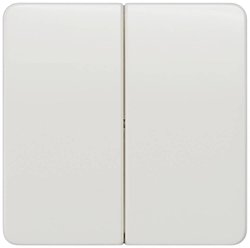 Profil DELTA, biały tytanowy rocker, 65x 65mm do przełącznika szeregowego/podwójnego. Siemens Osprzęt elektroinstalacyjny 2 x biały 5TG7805