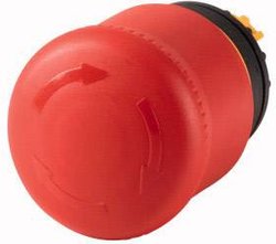Wyłącznik AWARYJNY, d = 38 mm, odblokowanie przez obrót, bez podświetlenia Przycisk grzybkowy zatrzymania awaryjnego Eaton M22-PVT 263467IP, 1 szt.