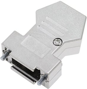 Obudowa złącza D-SUB encitech DYZK15-K 6560-0202-02, odlew cynkowy, 1 szt.