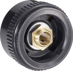 Pokrętło radełkowe Mentor 4133.603 4133.603, (Ø x W) 28 mm x 17 mm, 1 szt.