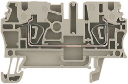 Przejściowe zaciski szeregowe ZDU beżowe Weidmüller ZDU 2.5 1608510000-1 1 szt.