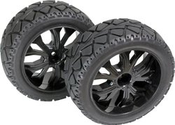 Koło kompletne Absima 2500013 1:10 Buggy czarny 1 par(a)