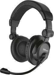 Zestaw słuchawkowy Over Ear Trust Como 21658  czarny