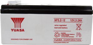 Akumulator ołowiowy Yuasa NP3.2-12 NP3.2-12, AGM, 12 V, 3.2 Ah