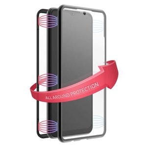 Etui &quot,360° Glass&quot, do Samsunga Galaxy A23 4G/5G, czarne Black Rock 360° Glass Cover Samsung Galaxy A23 4G/5G czarny