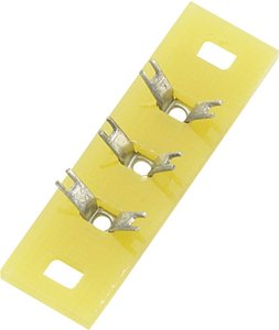 TRU COMPONENTS Listwa złączy do lutowania jednorzędowo Ilośc pinów 3 epoksyd (D x S x W) 30 x 9 x 1.5 mm 1 szt.